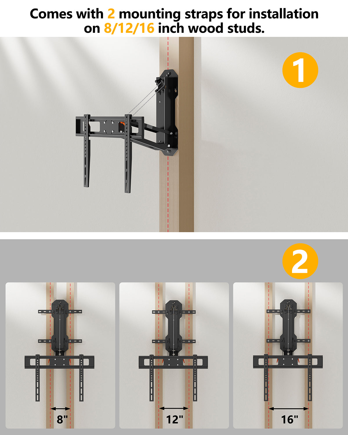 Motorized Fireplace Pull Down TV Mount with Remote for 32-85" TVs, Electric Above Fireplace TV Wall Mount with Height Adjustable, Swivel,Tilt, Holds 88 lbs Max VESA 600x400