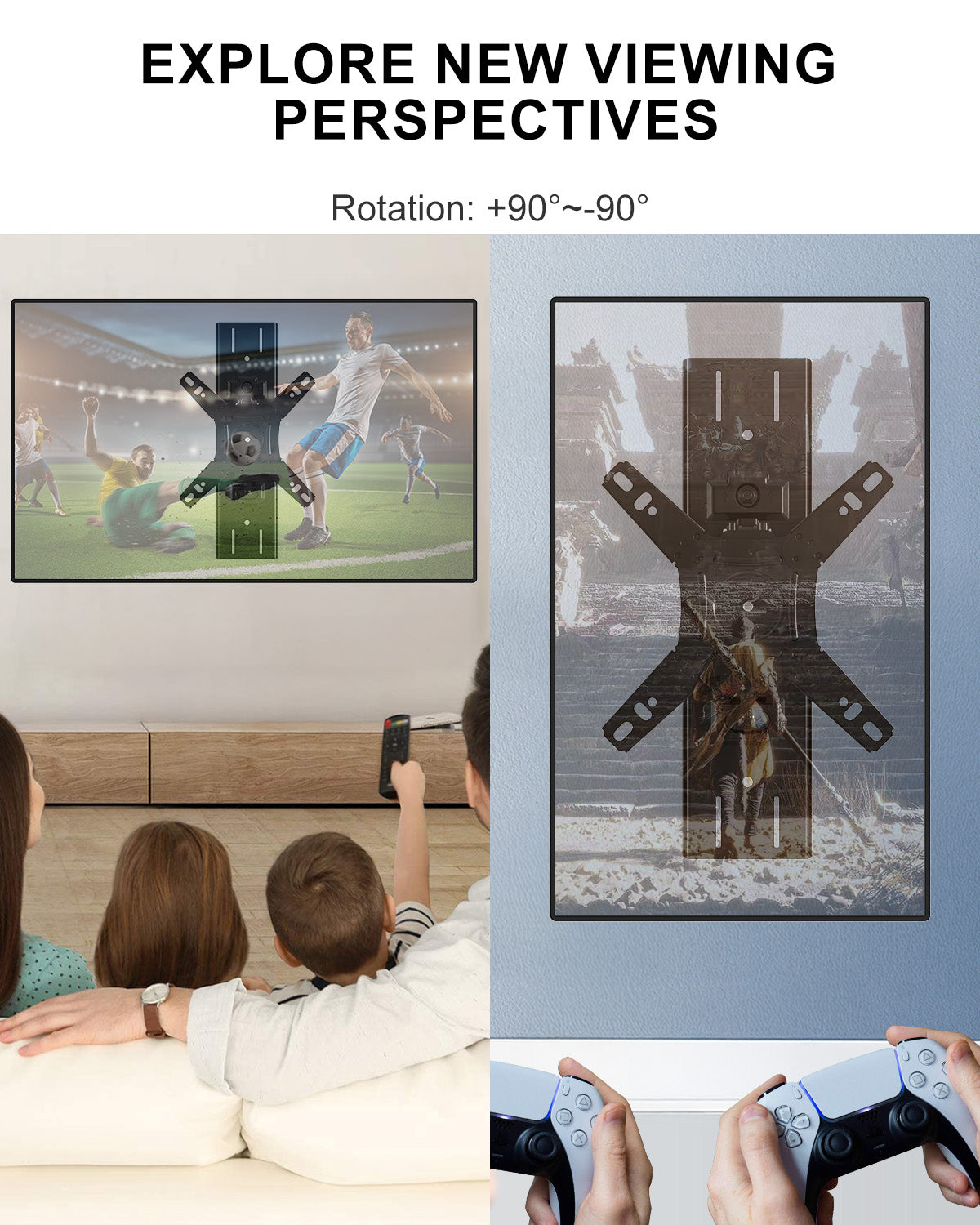 No drilling outdoor TV Mount, for 13-42 inch TVs