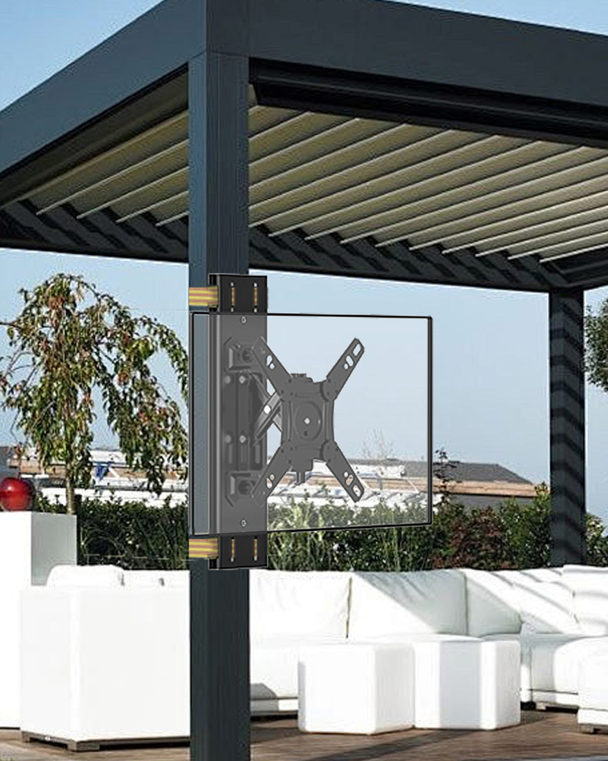 No drilling outdoor TV Mount, for 13-42 inch TVs