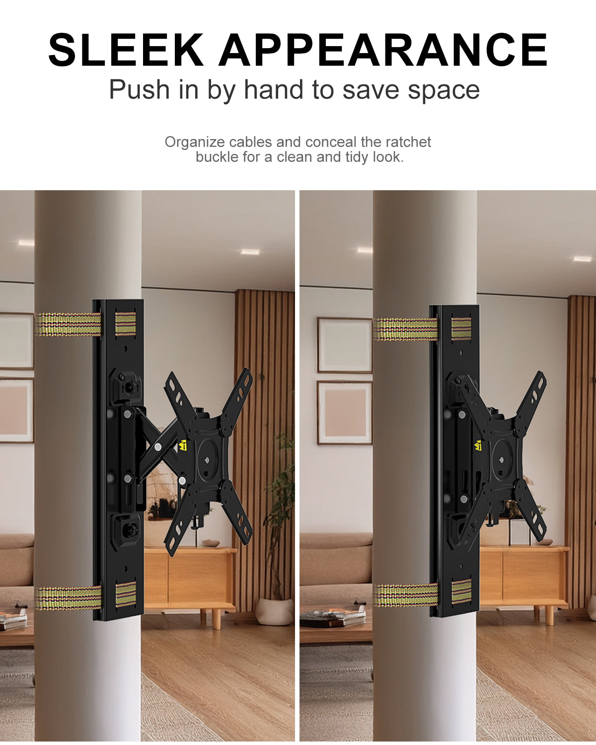 No drilling outdoor TV Mount, for 13-42 inch TVs