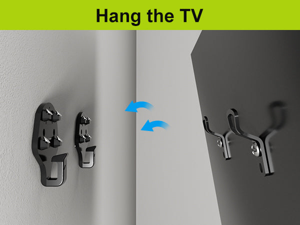 TV Wall Mount No Stud Wall Mount for 26-90 inch TVs, Drywall TV Mount No Drill up to 165 lbs Max VESA 900x600 mm, Easy Install TV Hanger Rental Friendly TV Mount