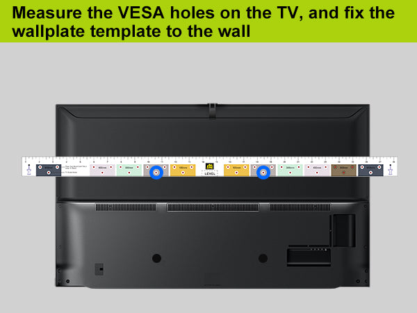 TV Wall Mount No Stud Wall Mount for 26-90 inch TVs, Drywall TV Mount No Drill up to 165 lbs Max VESA 900x600 mm, Easy Install TV Hanger Rental Friendly TV Mount