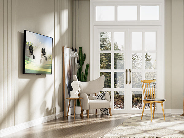 TV Wall Mount No Stud Wall Mount for 26-90 inch TVs, Drywall TV Mount No Drill up to 165 lbs Max VESA 900x600 mm, Easy Install TV Hanger Rental Friendly TV Mount