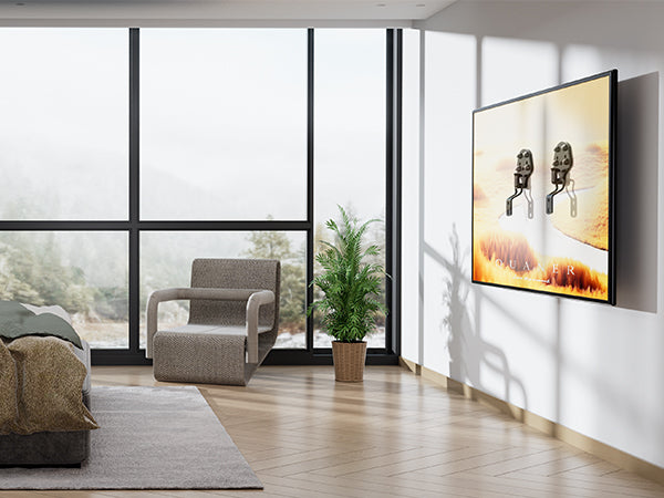 TV Wall Mount No Stud Wall Mount for 26-90 inch TVs, Drywall TV Mount No Drill up to 165 lbs Max VESA 900x600 mm, Easy Install TV Hanger Rental Friendly TV Mount