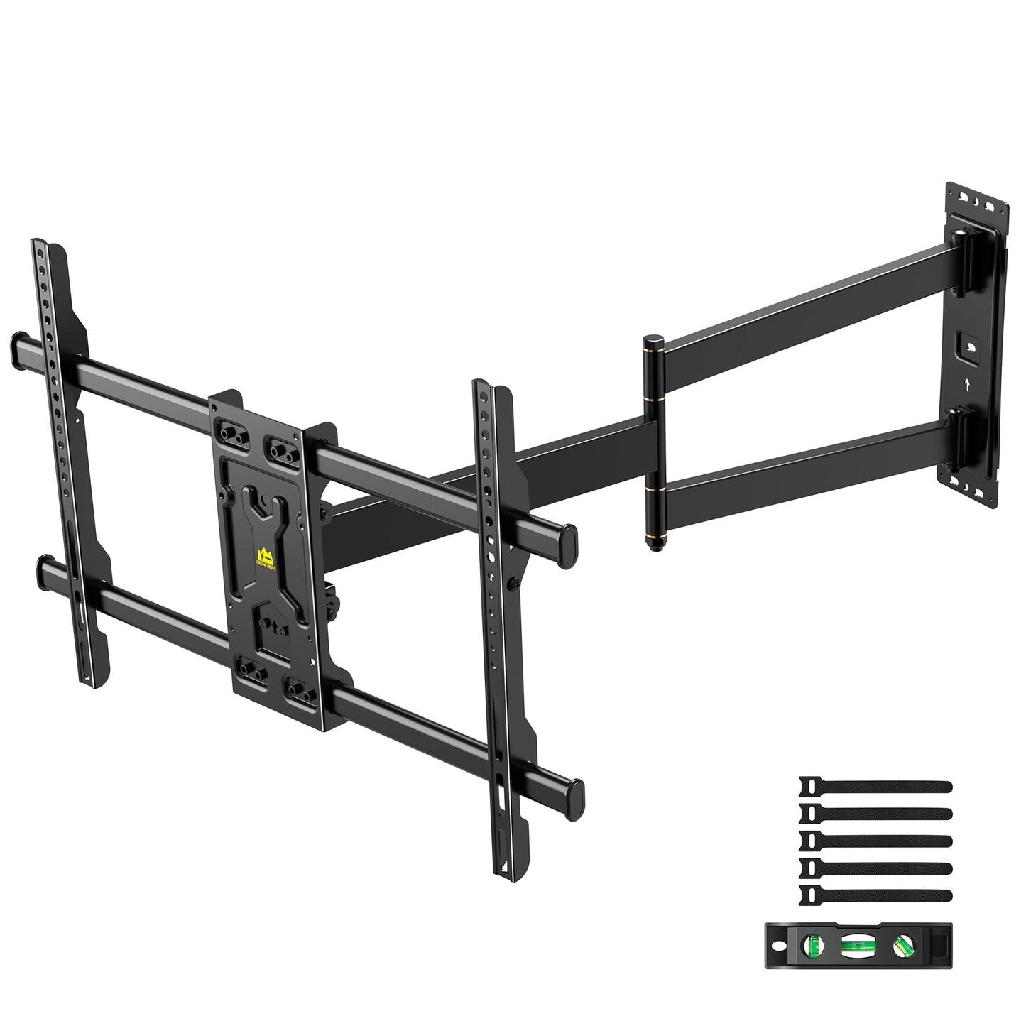 Corner TV Wall Mount with 33 "Long Arm, Fits 32"-75" TVs, Max VESA 600X400mm, Holds 110lbs, HY9390