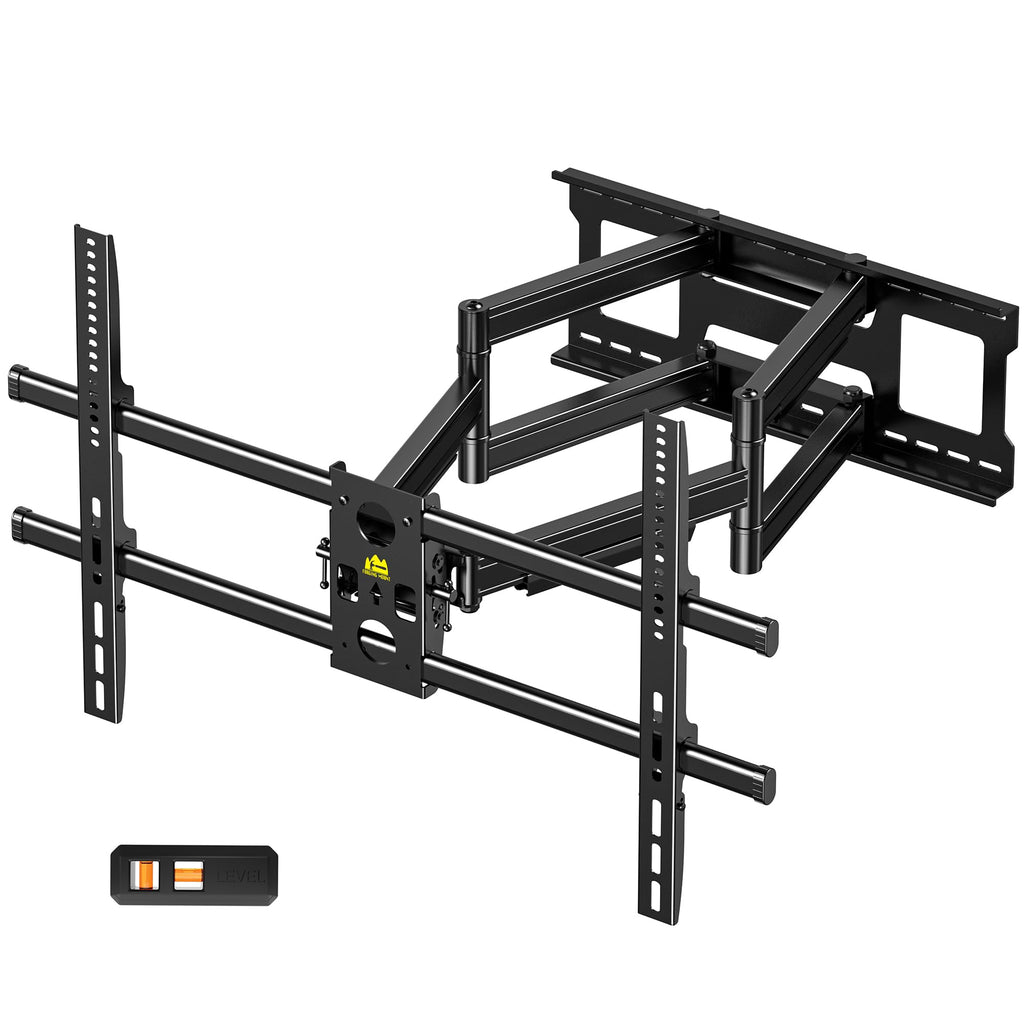 Heavy Duty 60 to 120 inch XXXL Full Motion TV Wall Mount Max VESA1000x600mm Up to 275lbs for Extra Large Big Screens,Universal Articulating TV Mount Bracket Swivel Tilt,16-24”Studs HY9491-B