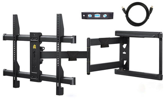 TV Wall Mount with 30 inch Long Arm its 37 to 75" Flat/Curve TVs-HY9389-B