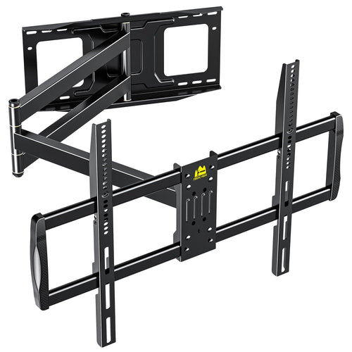 43–110 inch Long Arm Full Motion TV Wall Mount Holds 176 lbs, VESA 900x600mm, 42.8″ Long Extension for Screen Centered on Living Room,Heavy Duty TV Mount, Tilt, Fits 12″/16″/24″ Studs,