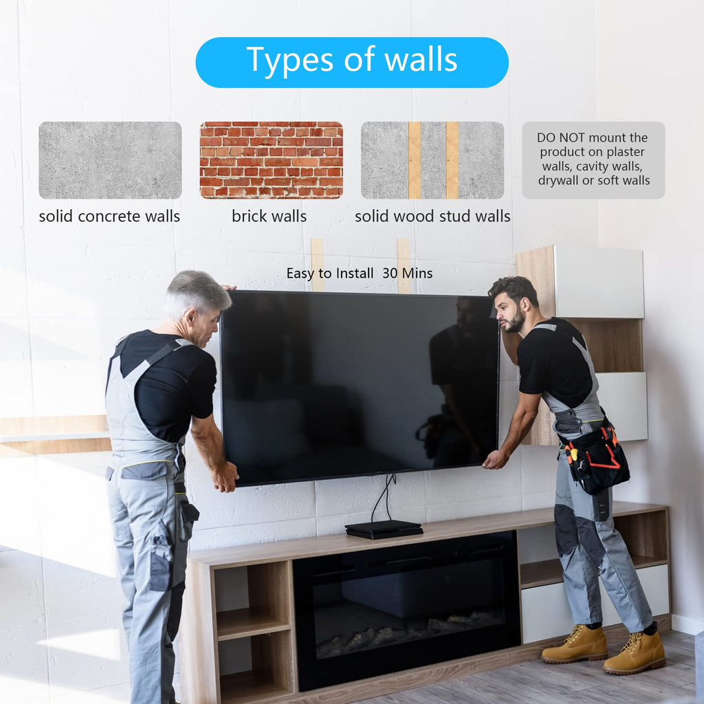 Corner TV Wall Mount with 25.6 inch Long Arm,Fit 13-43”TVs and Monitor, Max VESA 200x200mm, 12"/16” Wood Studs, Holds up to 77lbs