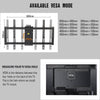 Corner TV Wall Mount Full Motion TV Corner Mount Bracket Fits 32"-65" TVs- Holds 110 lbs Max VESA 600x400 W/Tilt, Swivel and Level-HY9395-B