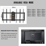 Corner TV Wall Mount Full Motion TV Corner Mount Bracket Fits 32"-65" TVs- Holds 110 lbs Max VESA 600x400 W/Tilt, Swivel and Level-HY9395-B