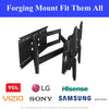 TV Wall Mount Bracket for Big TVs 42-90" TV,Dual Articulating Arm, Hold up to 176lbs Max VESA 800x400mm,Fits 24" 16" Studs Added 8 ft HDMI