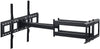 TV Mount,Dual Articulating 43 inch Long Arm Full Motion TV Wall Mount,Fits 50-100 Inch TV, VESA800x600mm & 8ft HDMI HY9402-B