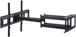 TV Mount,Dual Articulating 43 inch Long Arm Full Motion TV Wall Mount,Fits 50-100 Inch TV, VESA800x600mm & 8ft HDMI HY9402-B