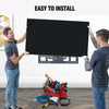 Long Arm TV Wall Mount with 43" Extension Arm,Full Motion TV Mount Fits 42-86" Flat/Curve TVs,Fits 24" 18" 16" Studs,Holds 110lbs,Max VESA 800x400mm by FORGING MOUNT-HY9422-B