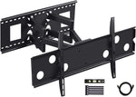 TV Wall Mount Bracket for Big TVs 42-90" TV,Dual Articulating Arm, Hold up to 176lbs Max VESA 800x400mm,Fits 24" 16" Studs Added 8 ft HDMI