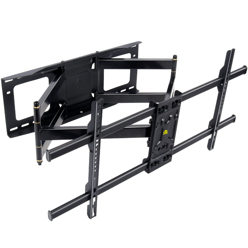 TV Wall Mount for 42-90” TVs, Heavy Duty TV Mount with Dual 30” Extension Arm, Full Motion Wall Mount TV Bracket Holds up to 165lbs,Fits 16-24" Wood Studs VESA 800x400mm by FORGING MOUNT-HY9405