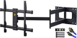 TV Mount Full Motion with 43 inch Long Arm, Fits 42 to 80 Inch Flat/Curve TVs, Holds 110lbs, VESA600x400mm,HY9391-B