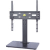 Universal TV Stand with Wooden Base for 32-55" TVs-Height Adjustment Stand Mount,Holds 99lbs,VESA 400x400mm