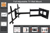 FORGING MOUNT Long Arm TV Mount Full Motion Wall Mount TV Bracket with 43 inch Extension Articulating Arm TV Wall Mount-HY9391