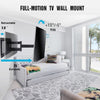 TV Wall Mount with Sliding Design for 37-100 Inch TVs, Easy for TV Centering on Wall,Full Motion TV Mount Bracket,Swivel Extends to 25" -Fit 16"~ 24" Studs, Max VESA 800x600mm-HY9411-B