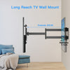 TV Mount, Height Setting Full Motion 36" Extends, Fits 42"-86" TVs,Holds 150lbs,VESA 600x400mm,Included HDMI Cable, HY9397-B