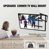 Long Extension TV Mount Corner Wall Mount TV Bracket Full Motion with 30 inch Long Arm its 37 to 75" Flat/Curve TVs-HY9389-B