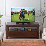 Universal TV Stand Base Table Top TV Stand for 26 to 55 Inch TVs -Height Adjustable TV Mount Stand with Tempered Glass Base & Wire Management, Holds up to 88lbs, VESA 400x400mm(Max)
