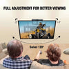 FORGING MOUNT-Extra Long Reach 109cm TV Wall Bracket Mount Swivel Tilt Full Motion Articulating Arm TV Bracket for 32-80 Inch Flat/Curve TVs,50kg weight rating,VESA 600x400mm(Max)-FM9388-B