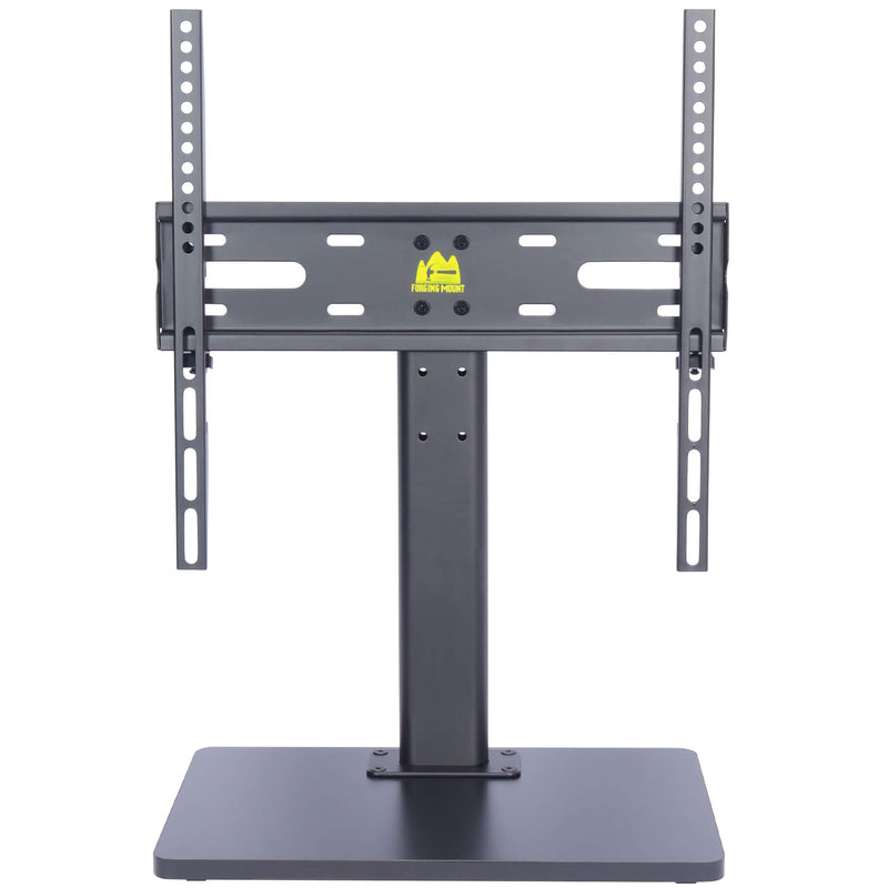 Universal TV Stand with Wooden Base for 32-55" TVs-Height Adjustment Stand Mount,Holds 99lbs,VESA 400x400mm