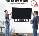 TV Wall Mount with Sliding Design for 37-100 Inch TVs, Easy for TV Centering on Wall,Full Motion TV Mount Bracket,Swivel Extends to 25" -Fit 16"~ 24" Studs, Max VESA 800x600mm-HY9411-B
