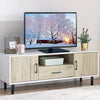 Swivel Univerial TV Stand Table Top TV Base for 37-70" with Tempered Glass Base ,VESA 600x400mm