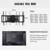 Sliding TV Wall Mount for TV Centering Dual Articulating Full Motion TV Mount - Fits 37-100 Inch Flat Curved TVs Fits 16-24" Studs,Holds 165 lbs,Max VESA 800x600mm-HY9408-B