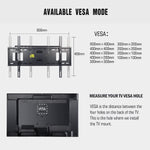 TV Wall Mount with Sliding Design for 32-80 Inch TVs, Easy for TV Centering on Wall,Full Motion TV Mount Bracket Swivel Extends to 25"-Fit 16"~ 24" Studs, Max VESA 600x400mm
