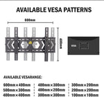 Tilt Extension TV Wall Mount for Most 42-90" TVs-5.6" Extends for Max Tilt On Large TVs,fits 16-24" Studs,VESA 600x400mm,Holds 165 LBS，HY9188-B