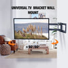 Full Motion TV Mount with 43" Extension Articulating Arm, Fits 26-60" Flat/Curve TVs/Monitors,Holds 99 lbs,Max VESA 400x400mm HY9418-B
