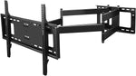 TV Mount, Dual Articulating Arm Full Motion TV Mount with 43 inch Long Arm,Fits 42 to 90 Inch Flat/Curve TVs, Holds up to 132 lbs,Max VESA 600x400mm,HY9398-B