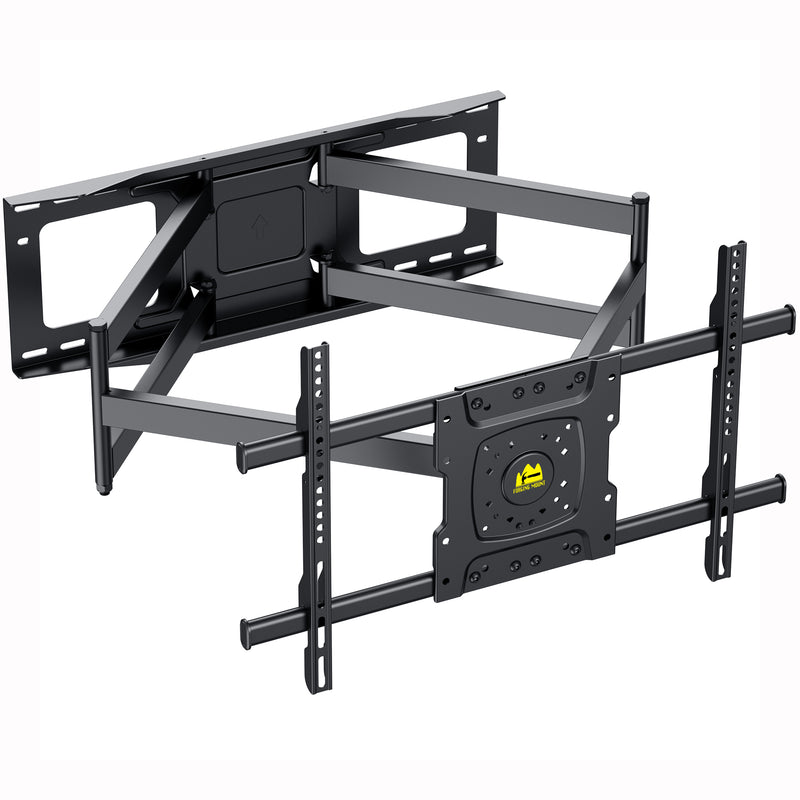 TV Wall Mount Full Motion with 36" Extension Dual Articulating for 42"-90" Flat Curved TVs, Max VESA 600x400mm Holds up to 150lbs HY9399-B