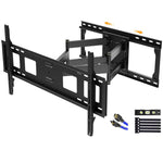 Sliding TV Wall Mount for TV Centering Full Motion TV Mount Bracket Swivel Extends to 25 in,Fits 37-95 Inch Flat Curved TVs Fits 16-24" Studs,Holds 165 lbs,Max VESA 800x400mm HY9410
