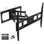 TV Wall Mount with Sliding Design for 37-100 Inch TVs, Easy for TV Centering on Wall,Full Motion TV Mount Bracket,Swivel Extends to 25" -Fit 16"~ 24" Studs, Max VESA 800x600mm-HY9411-B