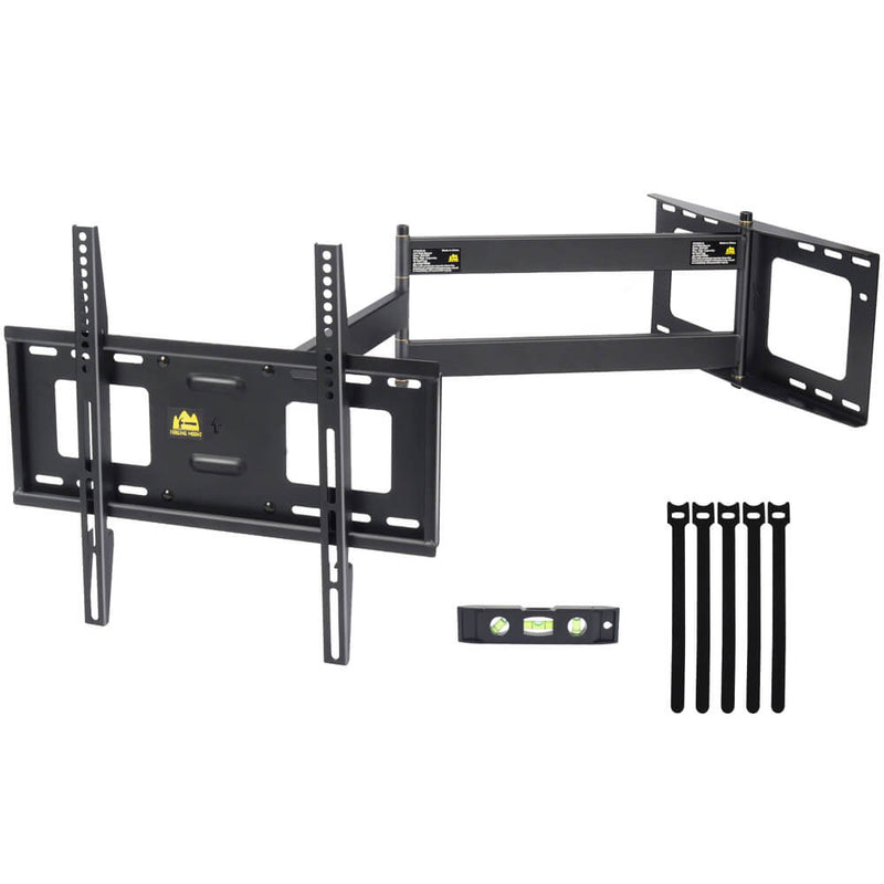 Full Motion TV Mount with 43" Extension Articulating Arm, Fits 26-60" Flat/Curve TVs/Monitors,Holds 99 lbs,Max VESA 400x400mm HY9418-B